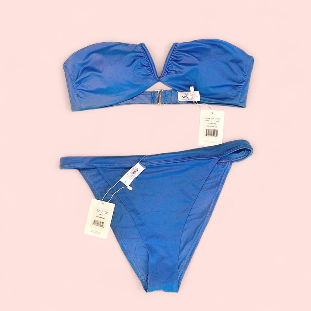 (NWT) Andie Swim Blue Bikini Set